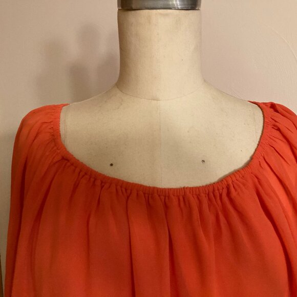 Colleen Lopez Coral Top Boat Neck Stretch - Picture 3 of 6